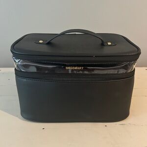 BAGSMART Black Travel Cosmetic Bag